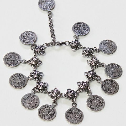Gypsy Queen Coin Bracelet or Anklet