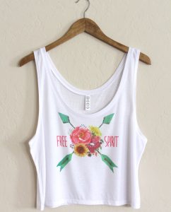 Free Spirit Graphic tank top