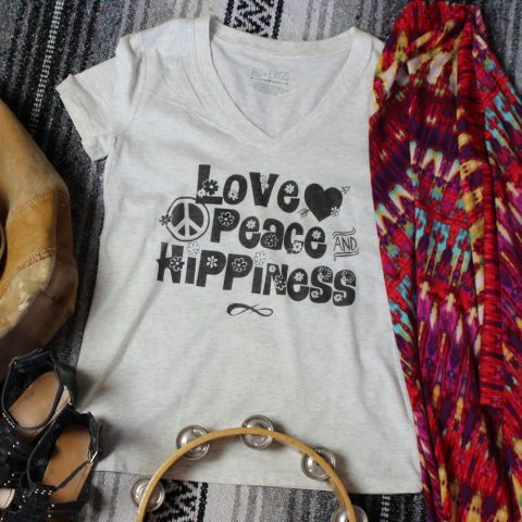 Love, Peace, and Hippiness - Oatmeal Heather