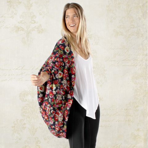 Night Garden Cocoon Cardigan