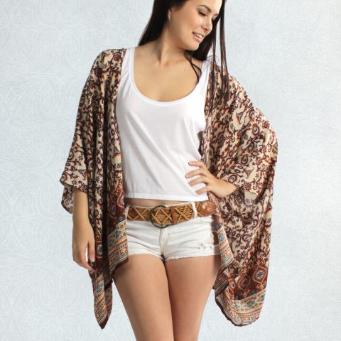 Bo & Eros Kimono Retro Brown