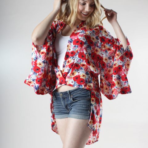 Kimono Flower Child (hi-lo)