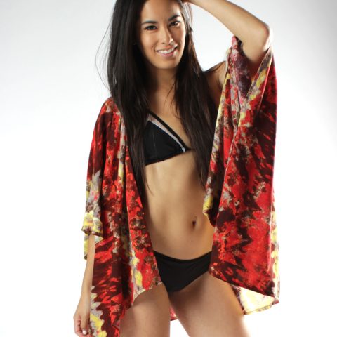 Kimono Sunset Blvd Coverup