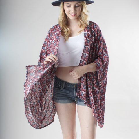 Kimono Flowers in the City