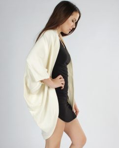 White Cocoon Cardigan