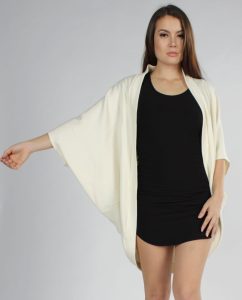 White Cocoon Cardigan