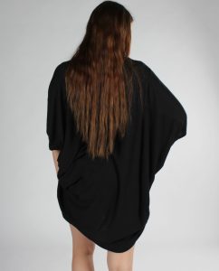 Black Cocoon Cardigan