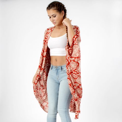 Bo & Eros Batwing Kimono Cardigan - Cinnamon Girl