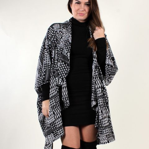 Kimono Primal Ink Cardigan