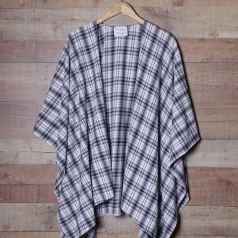 Snow Daze Plaid Shawl Wrap