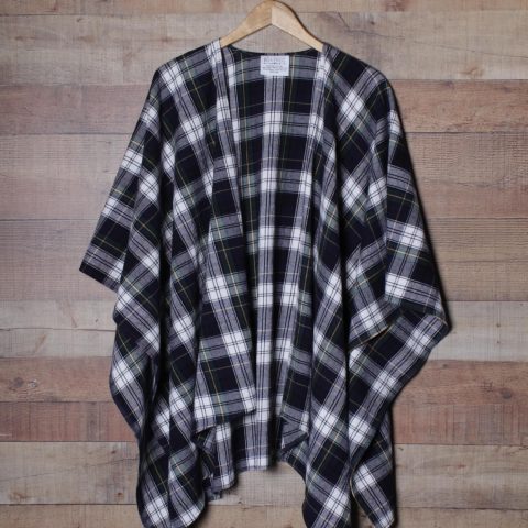 Sweet Day Plaid Shawl Wrap