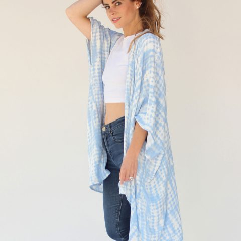 Tie Dye Sky Kimono