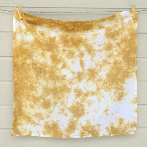 Tie Dye "Amber" Flour Sack Tea Towels