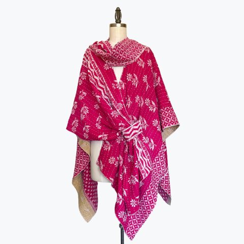 Kantha Shawl Wrap Plus 172