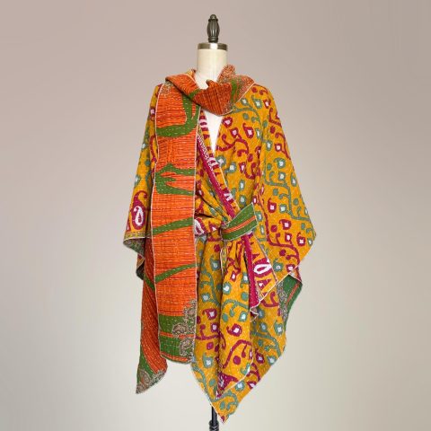 Kantha Shawl Wrap Plus 174