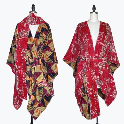 Kantha Wrap Plus #178