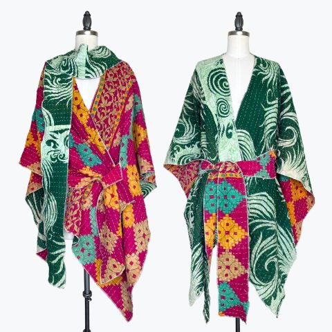 Kantha Wrap Plus #181